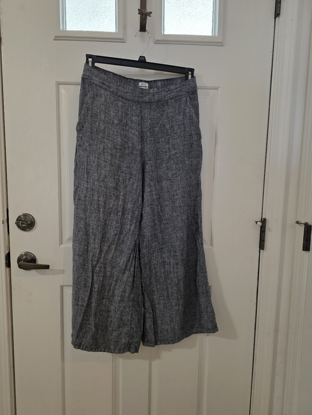 Nicole Miller Wide Leg Pants in Heather Blue